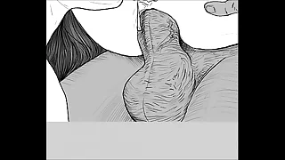 Speed drawing - FFM Threesome by artist Kramer Krameroff